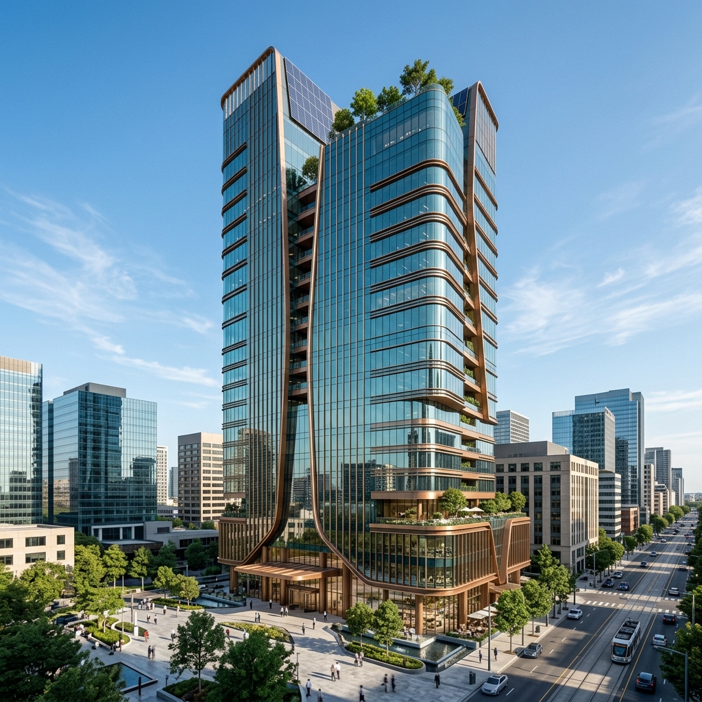 Proyecto Corporativo Torre ZAY fachada